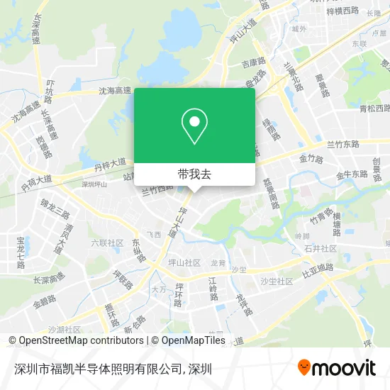 深圳市福凯半导体照明有限公司地图