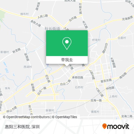 惠阳三和医院地图
