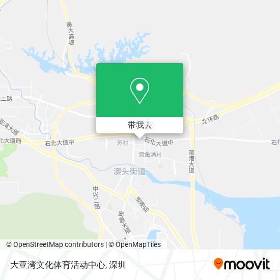 大亚湾文化体育活动中心地图