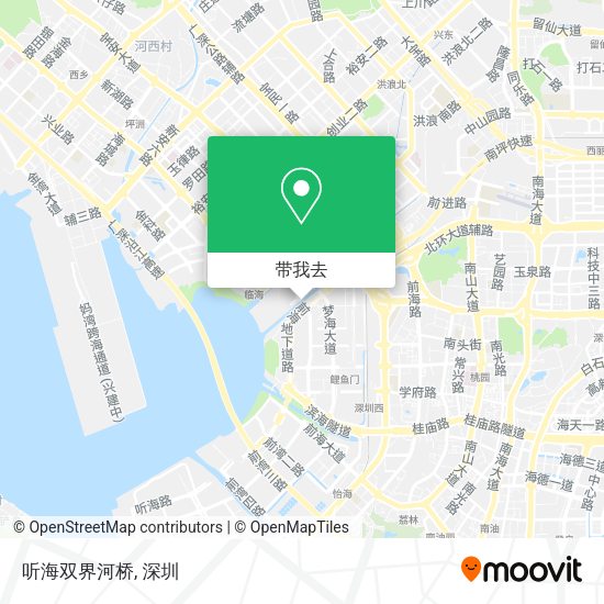听海双界河桥地图