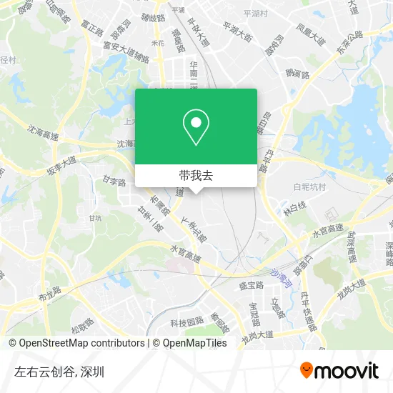 左右云创谷地图