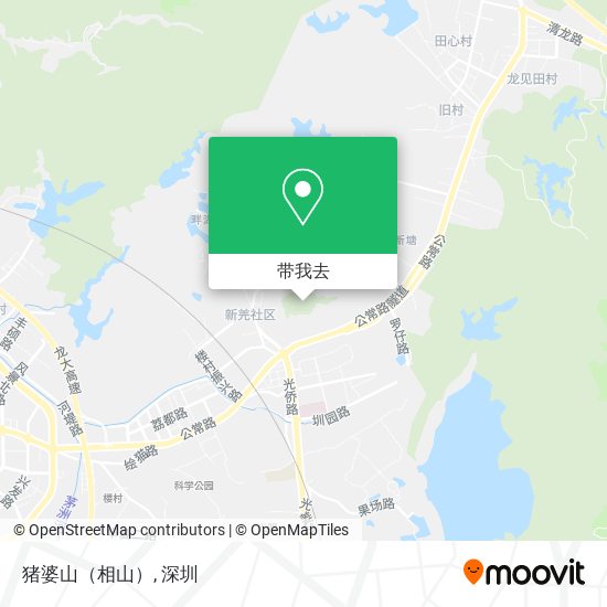 猪婆山（相山）地图