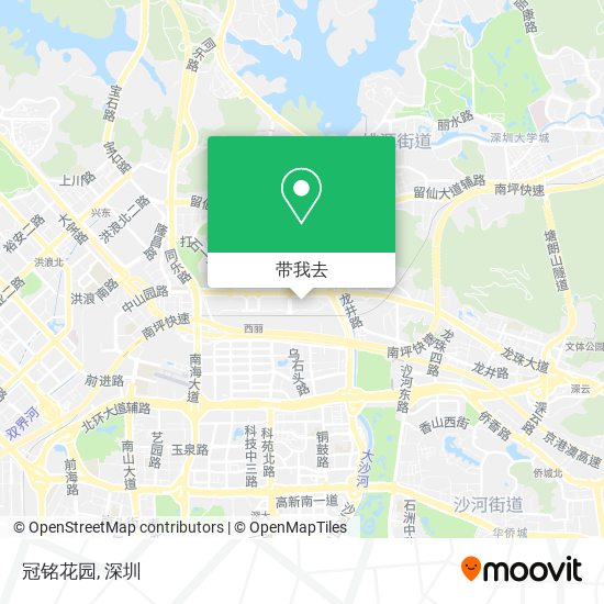 冠铭花园地图