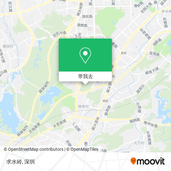 求水岭地图