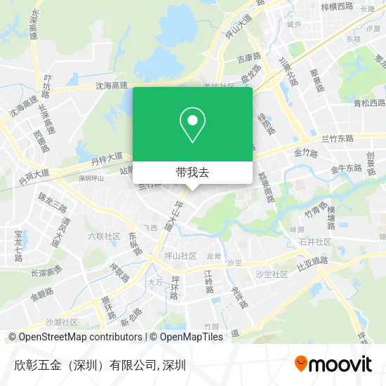 欣彰五金（深圳）有限公司地图