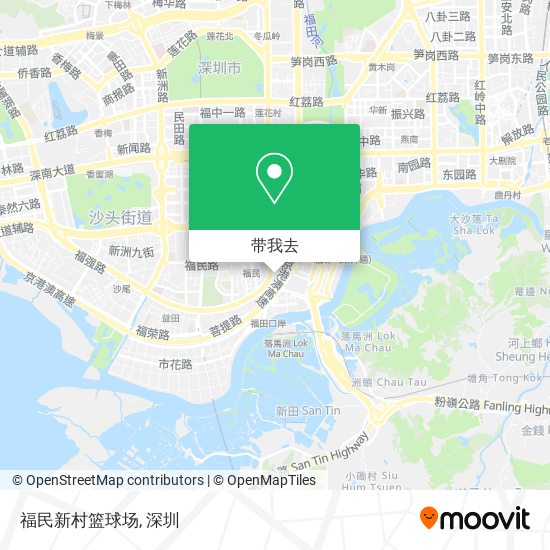 福民新村篮球场地图