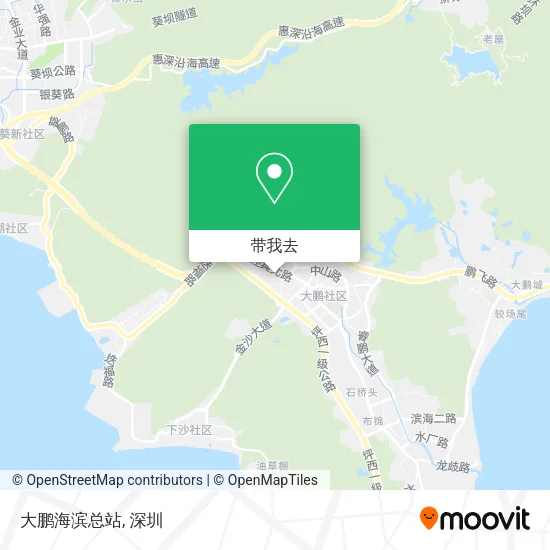 大鹏海滨总站地图