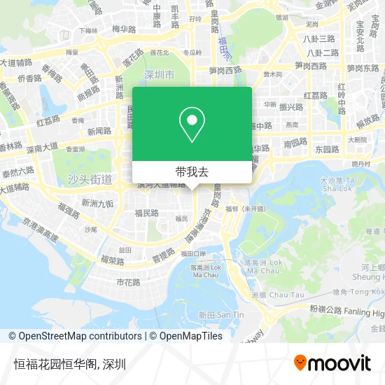 恒福花园恒华阁地图