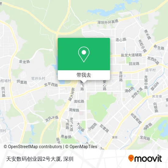 天安数码创业园2号大厦地图