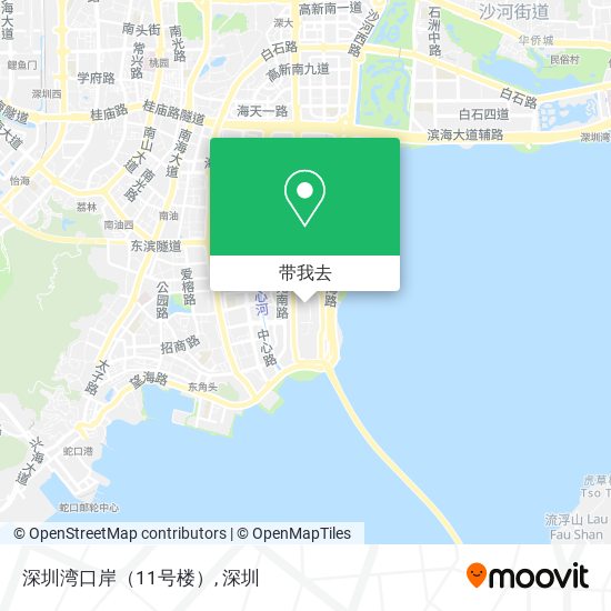 深圳湾口岸（11号楼）地图