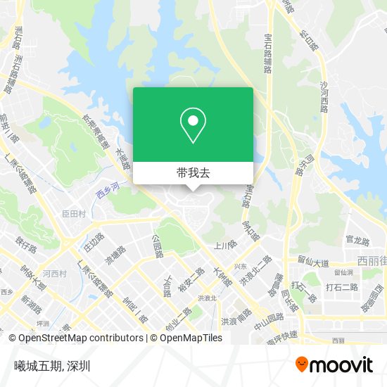 曦城五期地图