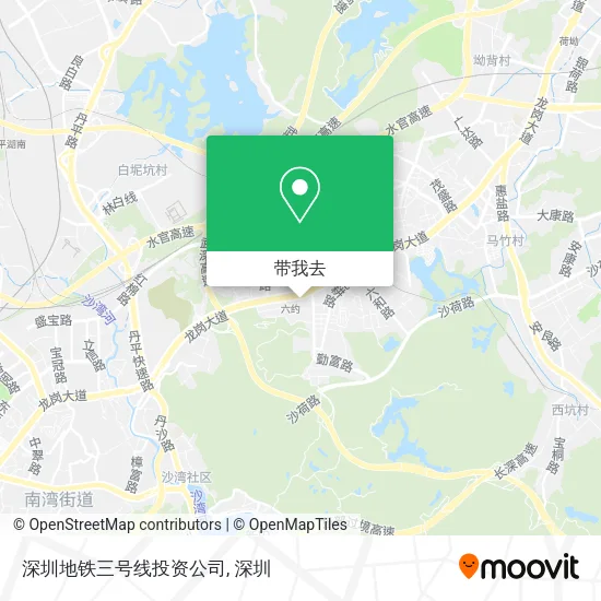 深圳地铁三号线投资公司地图