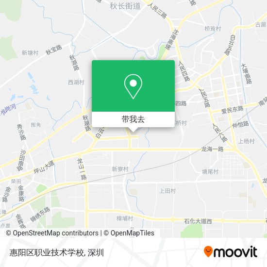 惠阳区职业技术学校地图