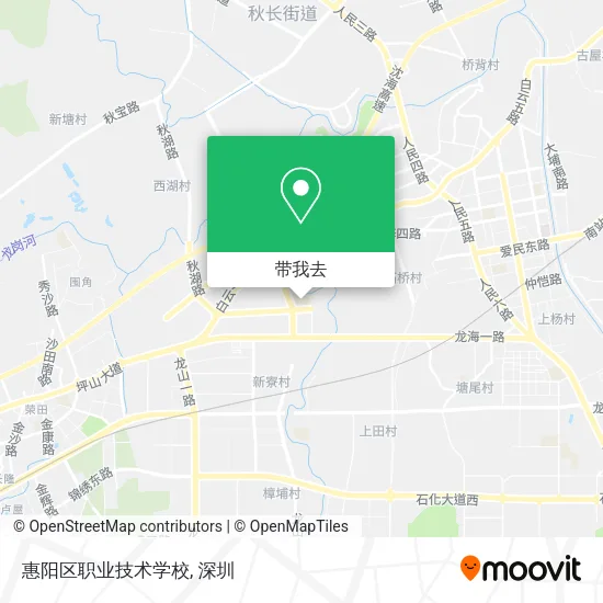 惠阳区职业技术学校地图