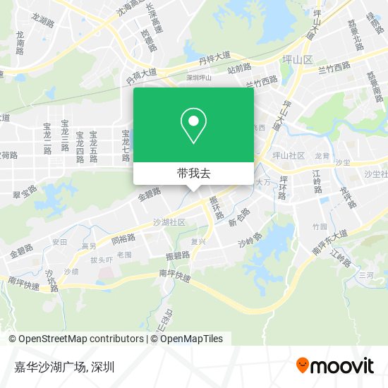嘉华沙湖广场地图