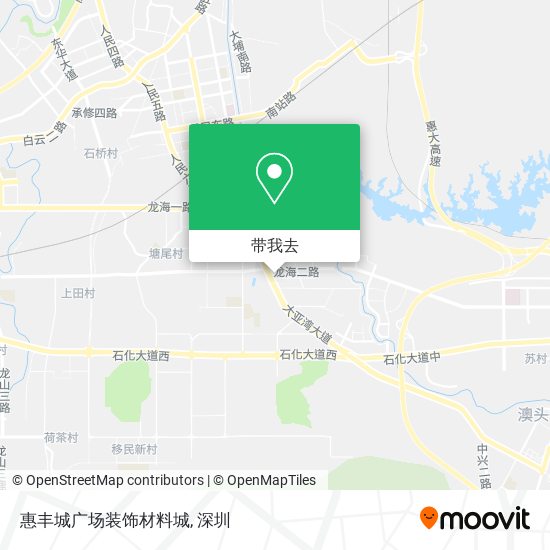 惠丰城广场装饰材料城地图