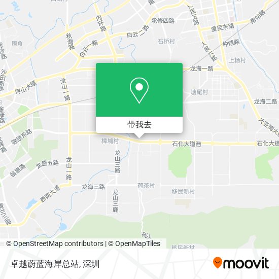 卓越蔚蓝海岸总站地图
