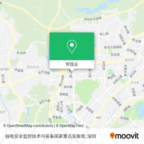 核电安全监控技术与装备国家重点实验室地图