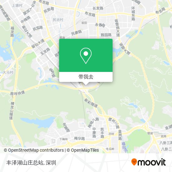 丰泽湖山庄总站地图