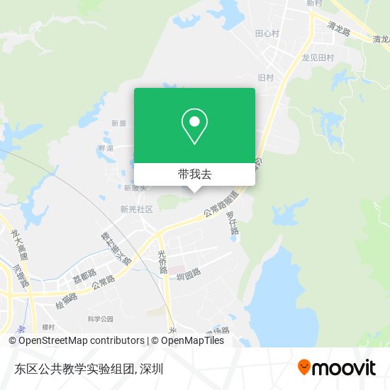东区公共教学实验组团地图