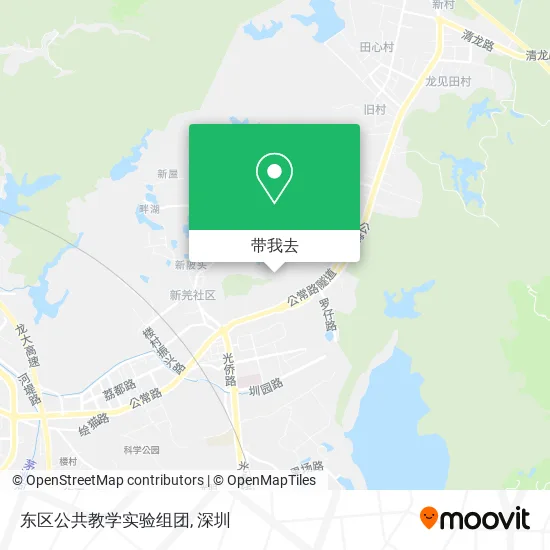 东区公共教学实验组团地图