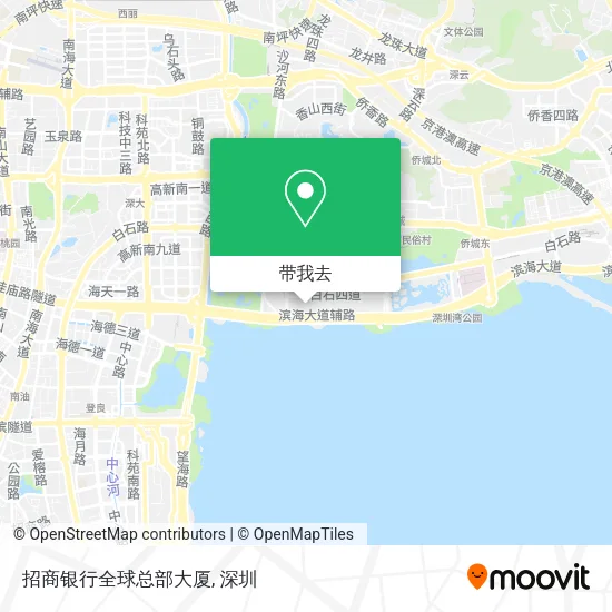 招商银行全球总部大厦地图