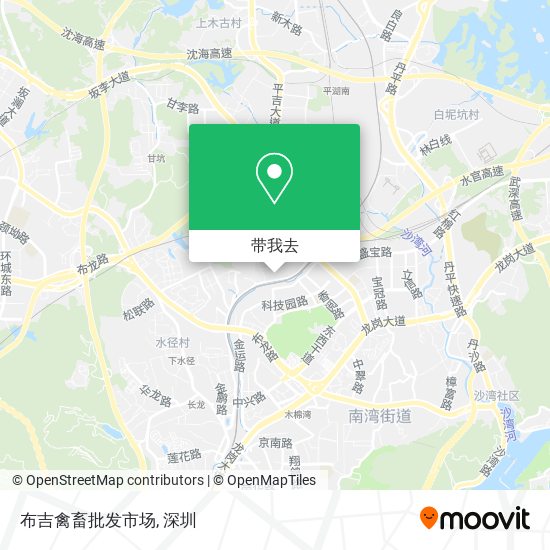 布吉禽畜批发市场地图