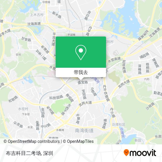 布吉科目二考场地图