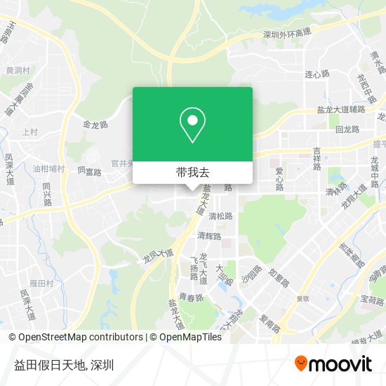 益田假日天地地图