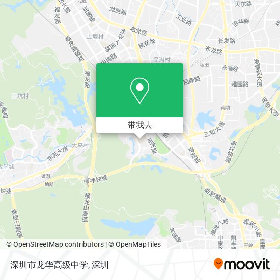 深圳市龙华高级中学地图
