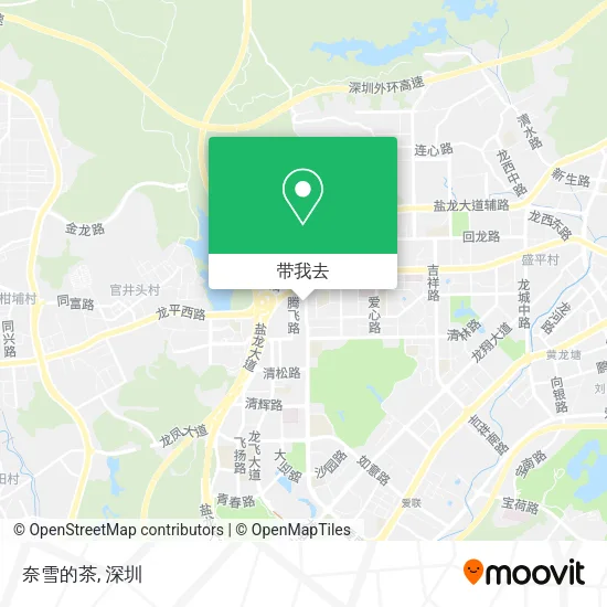 奈雪的茶地图
