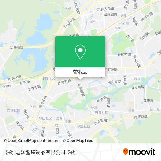 深圳志源塑胶制品有限公司地图