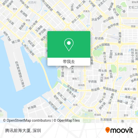 腾讯前海大厦地图