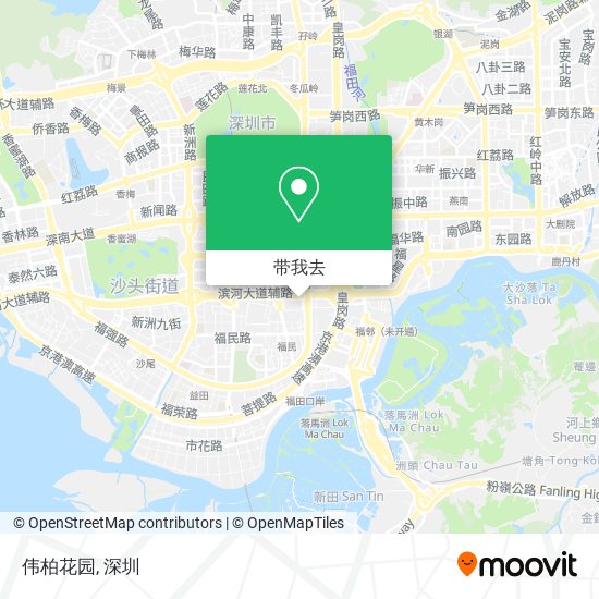 伟柏花园地图