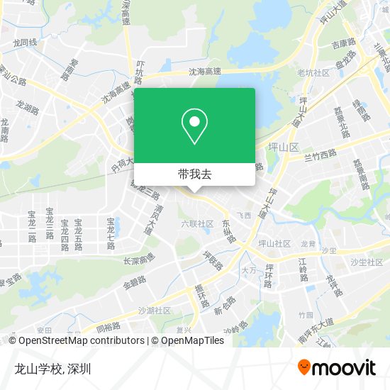 龙山学校地图