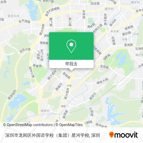 深圳市龙岗区外国语学校（集团）星河学校地图