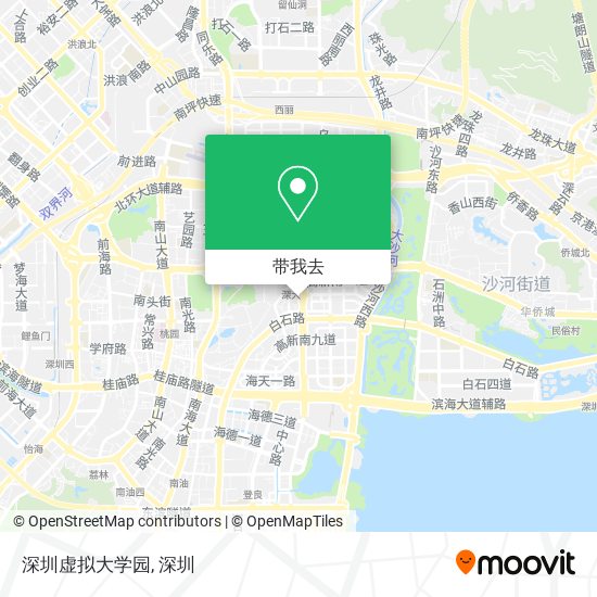 深圳虚拟大学园地图