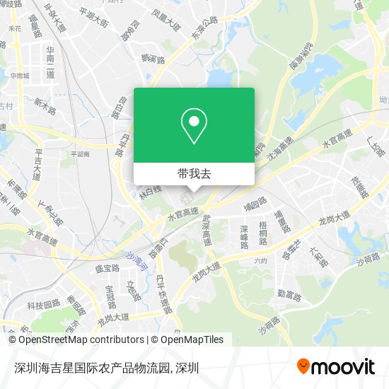 深圳海吉星国际农产品物流园地图