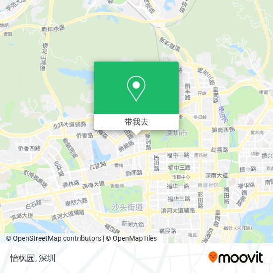 怡枫园地图