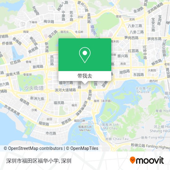 深圳市福田区福华小学地图