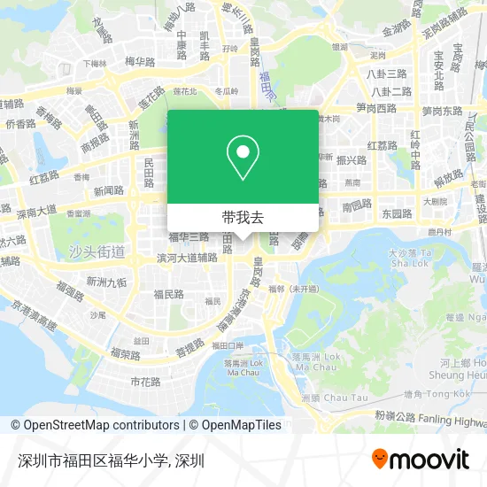 深圳市福田区福华小学地图
