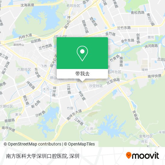 南方医科大学深圳口腔医院地图