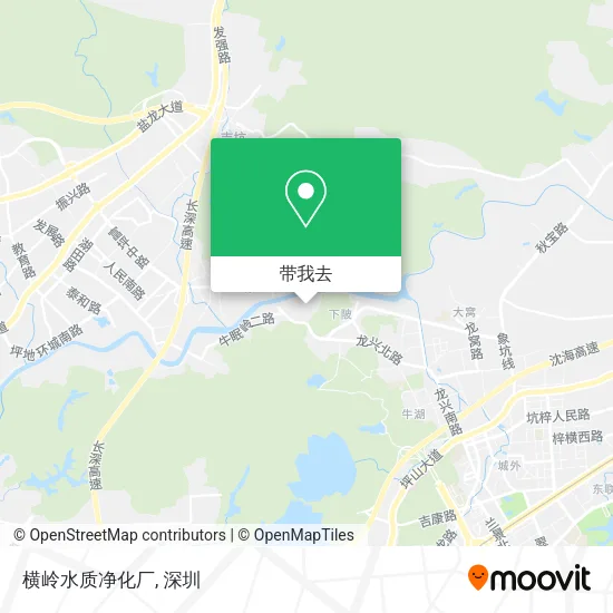 横岭水质净化厂地图
