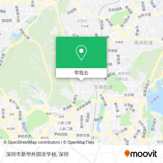 深圳市新华外国语学校地图