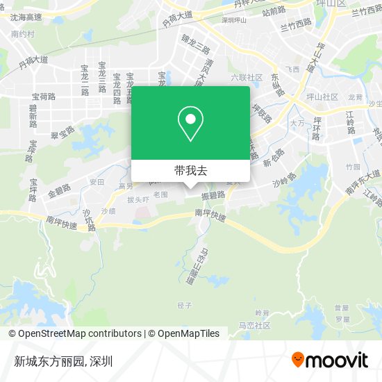 新城东方丽园地图