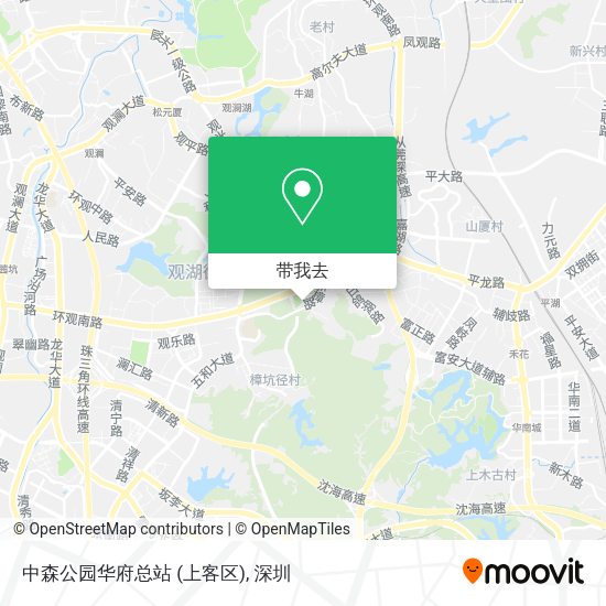 中森公园华府总站 (上客区)地图