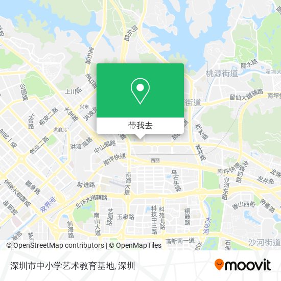 深圳市中小学艺术教育基地地图