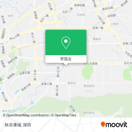 秋谷康城地图