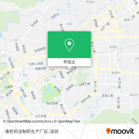 康哲药业制药生产厂区地图