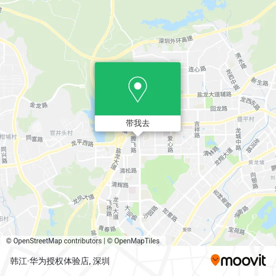 韩江·华为授权体验店地图